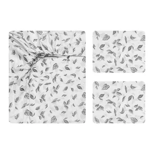 سرویس ملحفه دو نفره 3 تکه آدنو مدل Leaf کد IR205