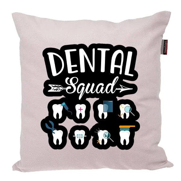 کوسن پاد آفرین مدل دندانپزشک دانشجو دندانپزشکی کد PK301581 سایز 30*30 سانتی متر