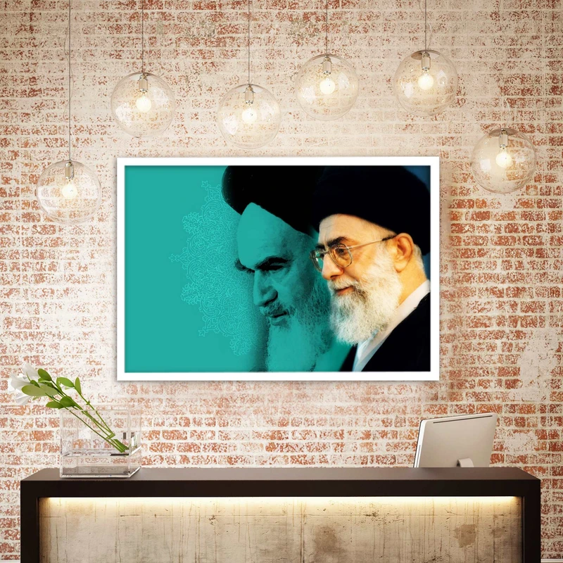 تابلو بکلیت طرح امام خمینی و ایت الله خامنه ای مدل W7000