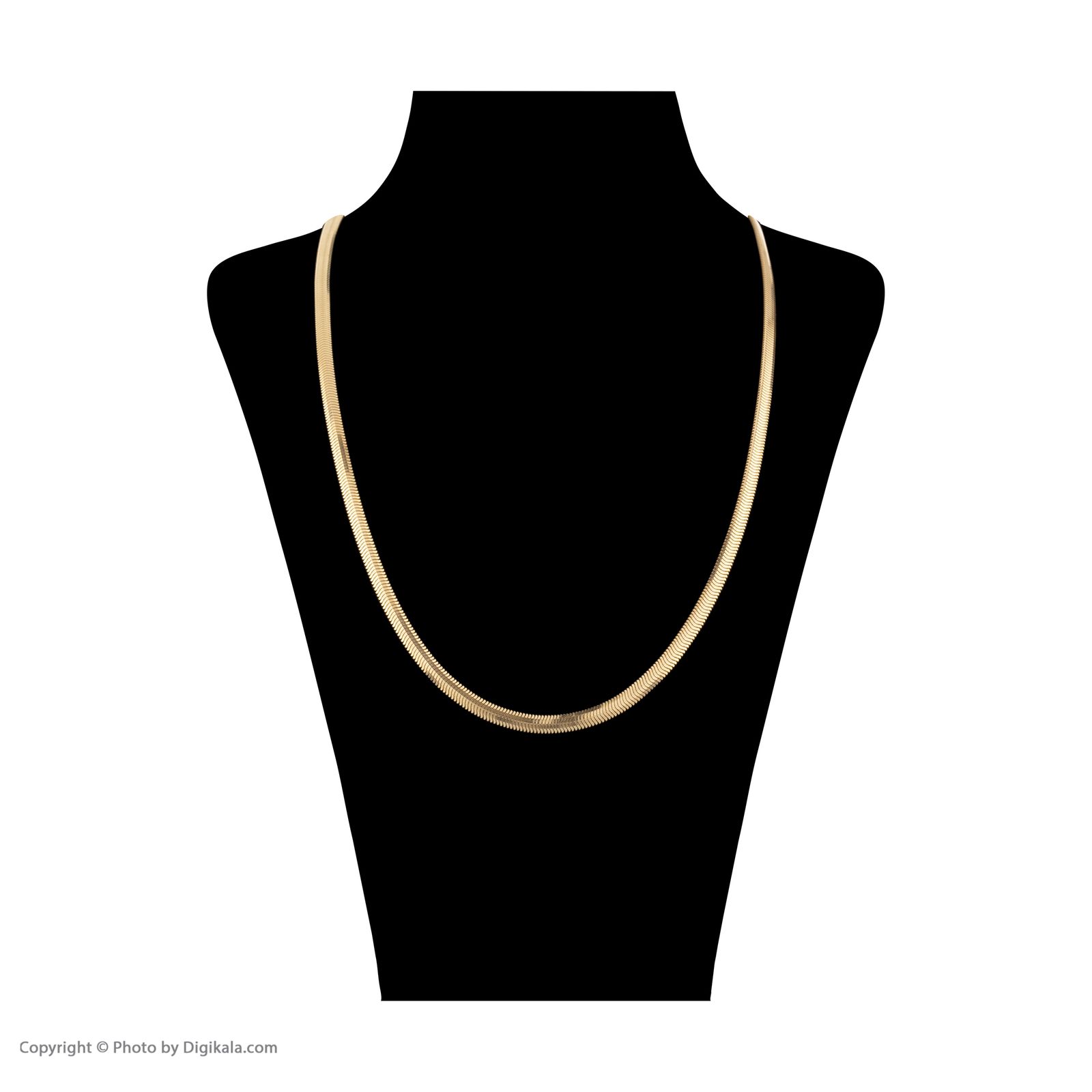 گردنبند طلا 18 عیار زنانه مایا ماهک مدل MM1736 طرح تیغ ماهی - هرینگبون -  - 2