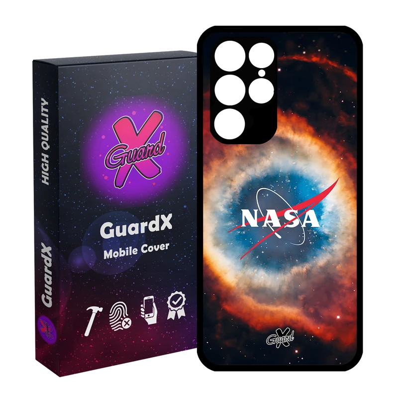کاور گارد ایکس طرح Nasa مدل Glass10234 مناسب برای گوشی موبایل سامسونگ Galaxy S22 Ultra