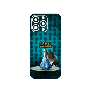 MAHOOT Alice in Wonderland Cover Sticker for Apple iphone 13 Pro