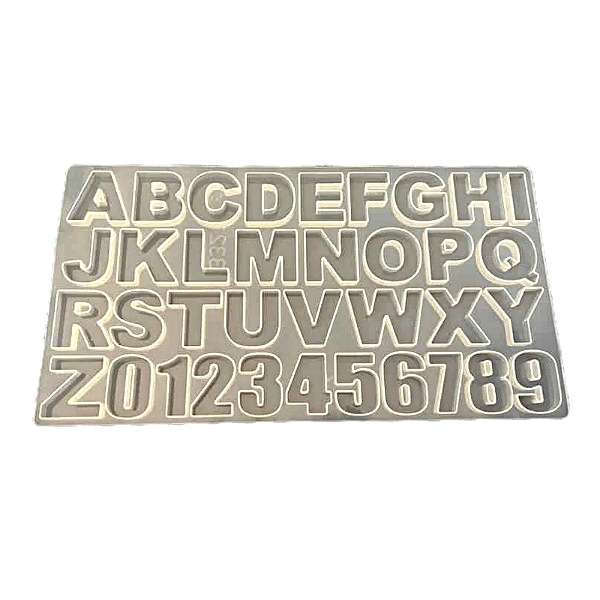 قالب رزین اپوکسی مدل حروف انگلیسی کد HP-4425 قالب رزین اپوکسی مدل حروف انگلیسی کد HP-4425