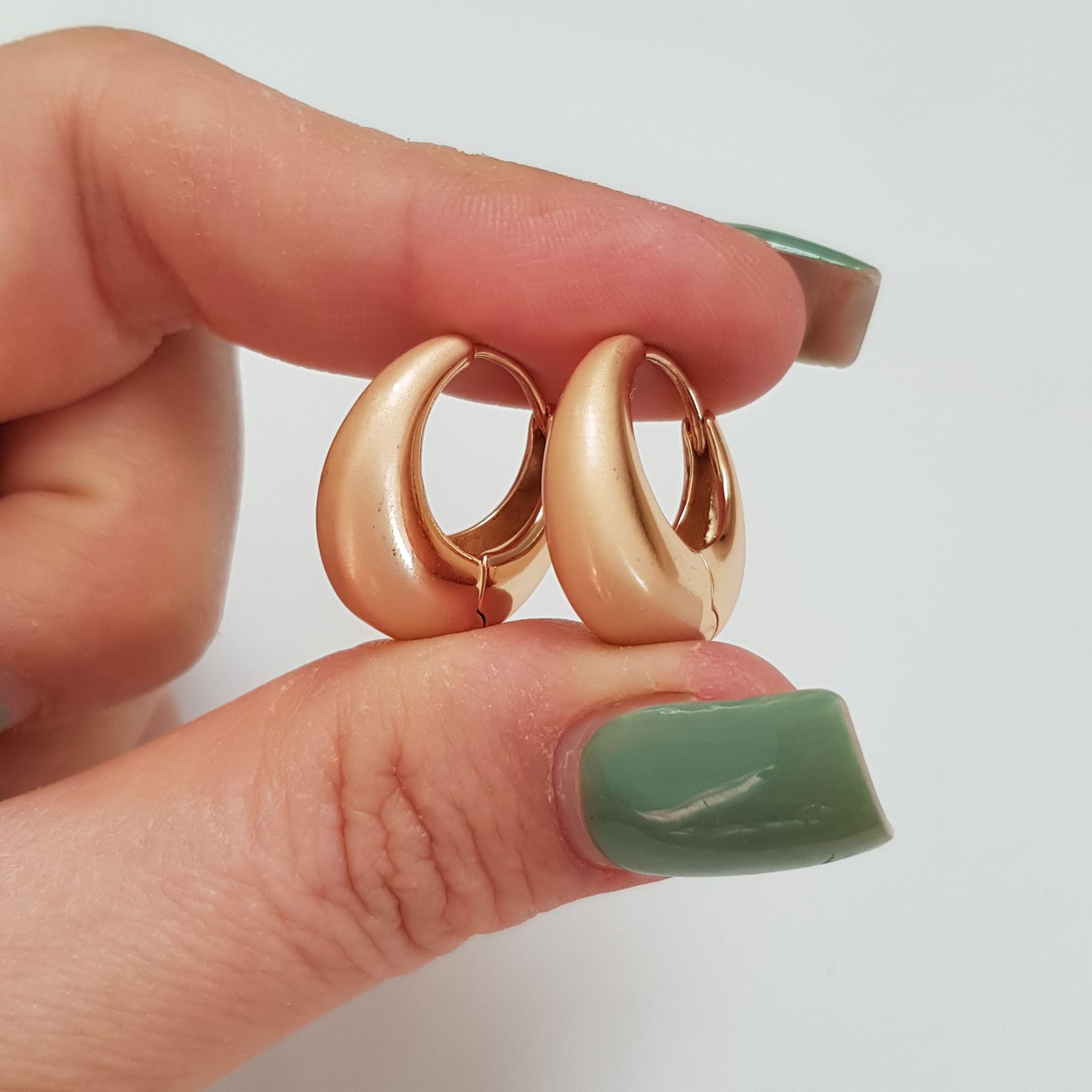 گوشواره زنانه ژوپینگ مدل مات و براق کد 3214 -  - 6