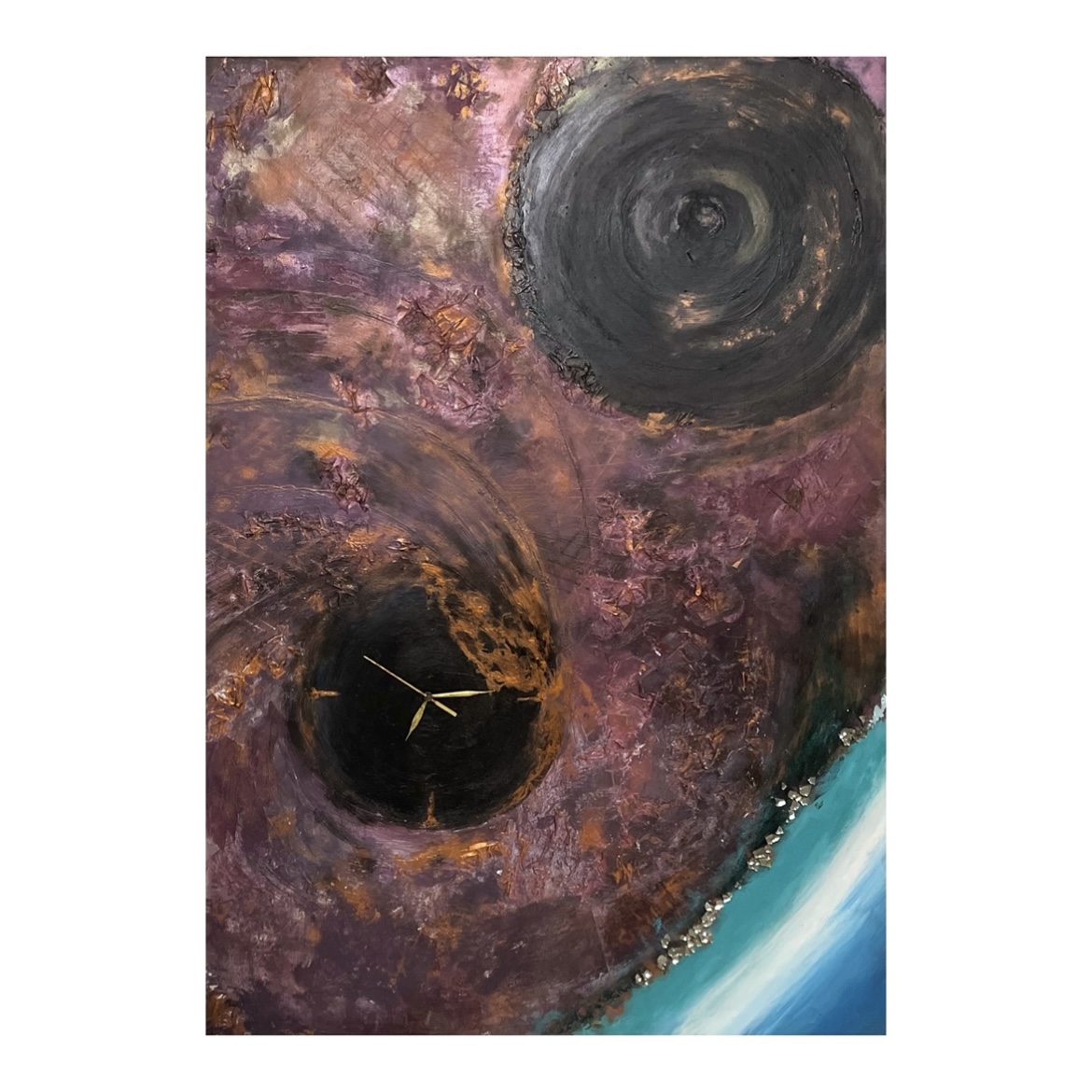 تابلو نقاشی طرح کهکشان