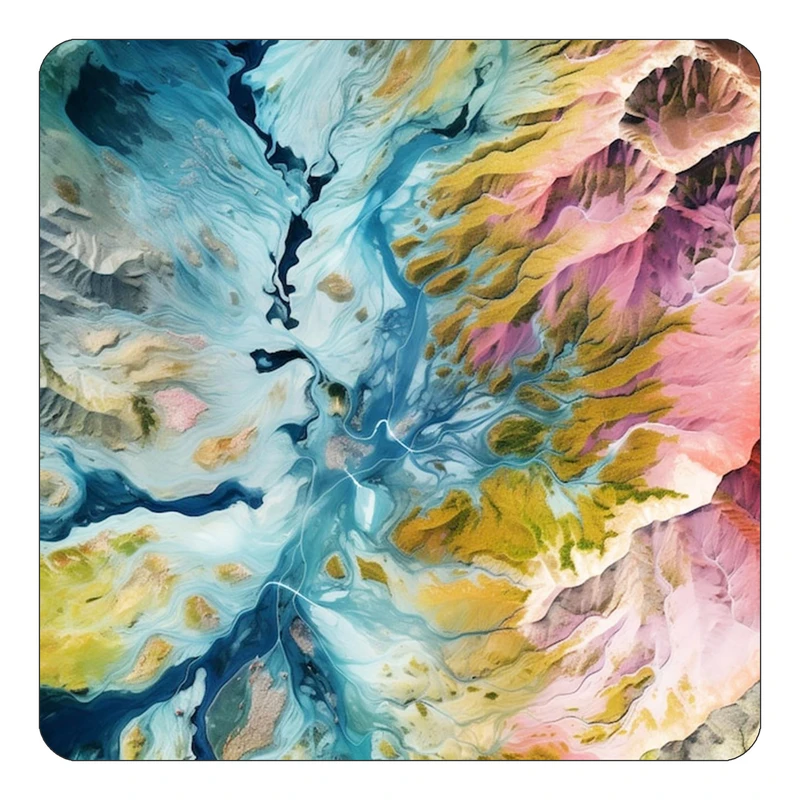 مگنت کاکتی طرح نقاشی رنگ روغن مدل mp69992