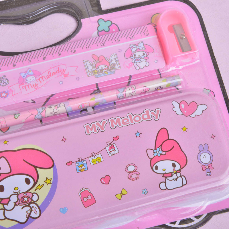 بسته لوازم تحریر مدل ملودی طرح سانریو مجموعه 5 عددی