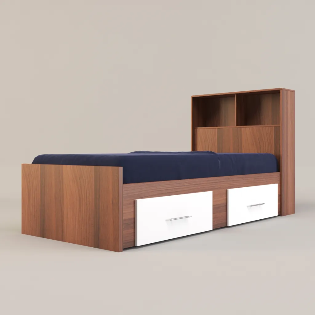 تخت خواب یک نفره مدل FH275 سایز 100x206 سانتی متر