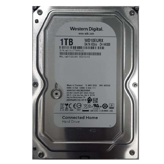 هارددیسک اینترنال وسترن دیجیتال مدل WD10EURX-83UY4Y0 ظرفیت 1 ترابایت هارددیسک اینترنال وسترن دیجیتال مدل WD10EURX-83UY4Y0 ظرفیت 1 ترابایت