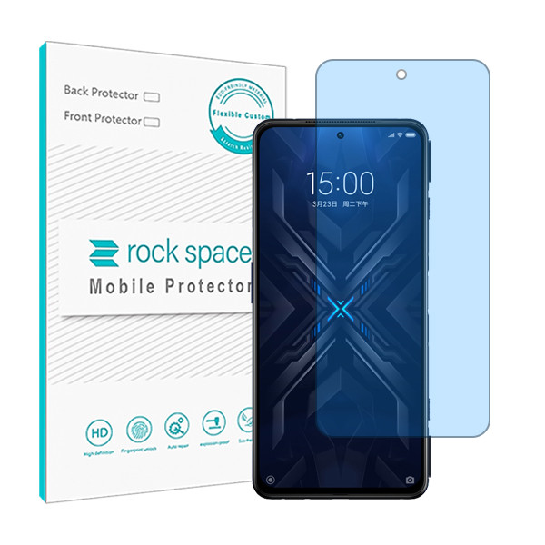 محافظ صفحه نمایش ضد اشعه آبی راک اسپیس مدل HyBLU مناسب برای گوشی موبایل شیائومی Black Shark 4 Pro