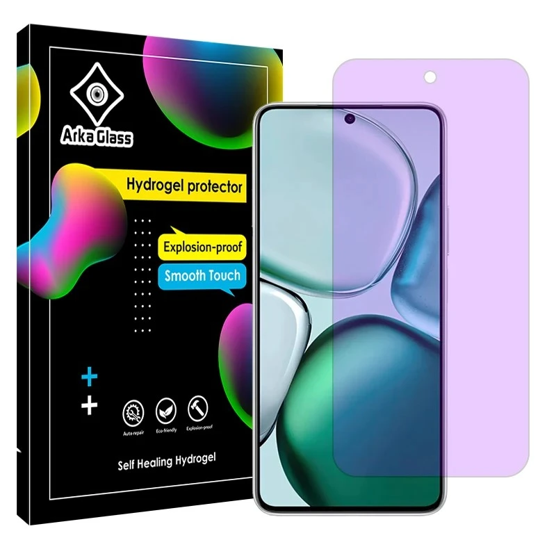 محافظ صفحه نمایش آنتی پرپل آرکا گلس مدل هیدروژلی مناسب برای گوشی موبایل آنر X9c Smart