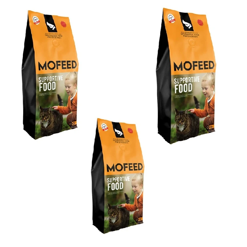 غذا خشک گربه بالغ مفید مدل حمایتی طعم مرغ و ماهی و گوشت وزن 30000 گرم مجموعه 3 عددی