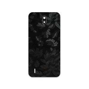 MAHOOT Black-Wildflower Cover Sticker for Nokia C1