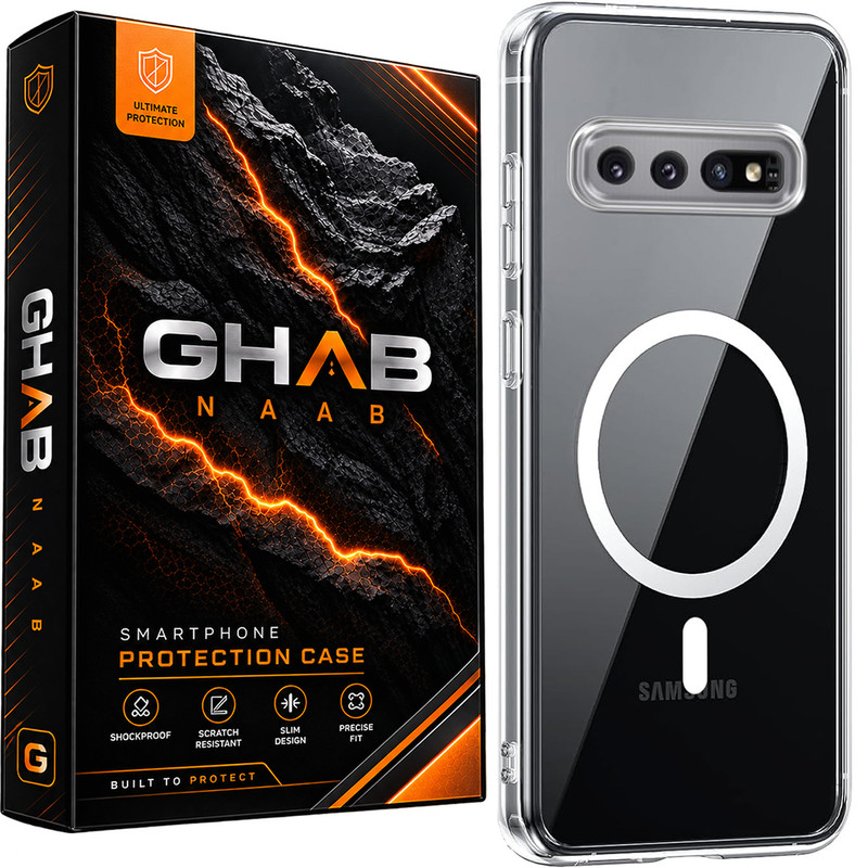 کاور قاب ناب مدل مگسیف دار مناسب برای گوشی موبایل سامسونگ Galaxy S10 Plus