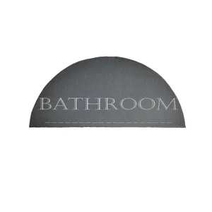   پادری مدل نیم دایره طرح حمام کد 8337 سایز 90×45 سانتی متر