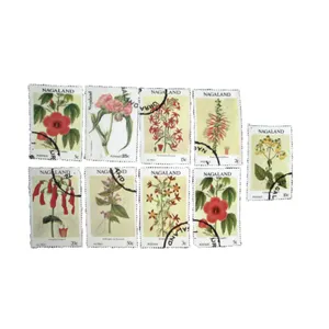 تمبر یادگاری مدل گل و گیاه کد DS4115 مجموعه 9 عددی