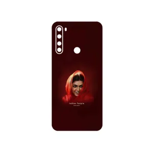 MAHOOT Portrait of an Indian Woman Cover Sticker for Xiaomi Redmi Note 8 2021