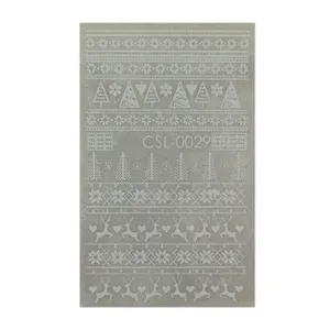 لنز ناخن مدل کریسمس کد 29