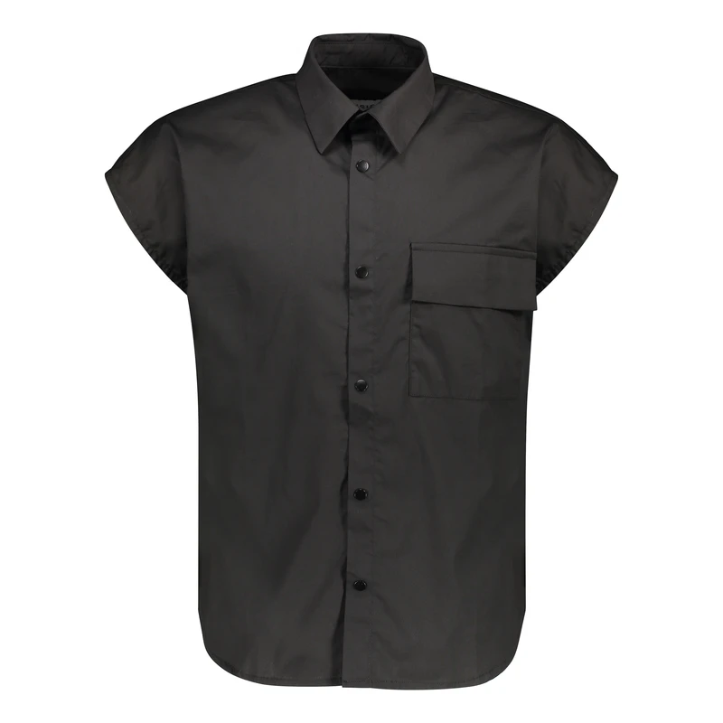 پیراهن آستین کوتاه یقه برگردان مردانه لوسیفر مدل M21942