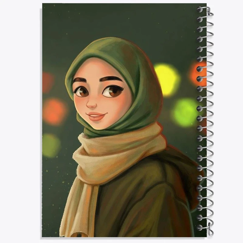 دفتر مشق 50 برگ خندالو مدل دخترانه کد 25995