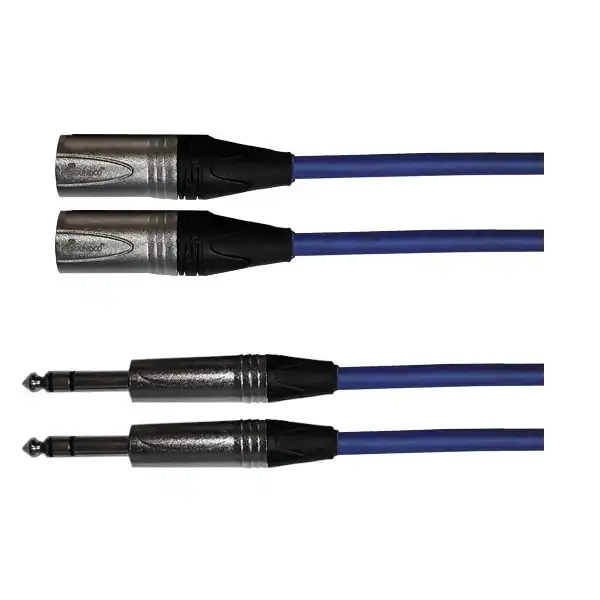 کابل اسپیکر دو کنون نر به دو بنون سوندکو مدل 3030 طول 2 متر