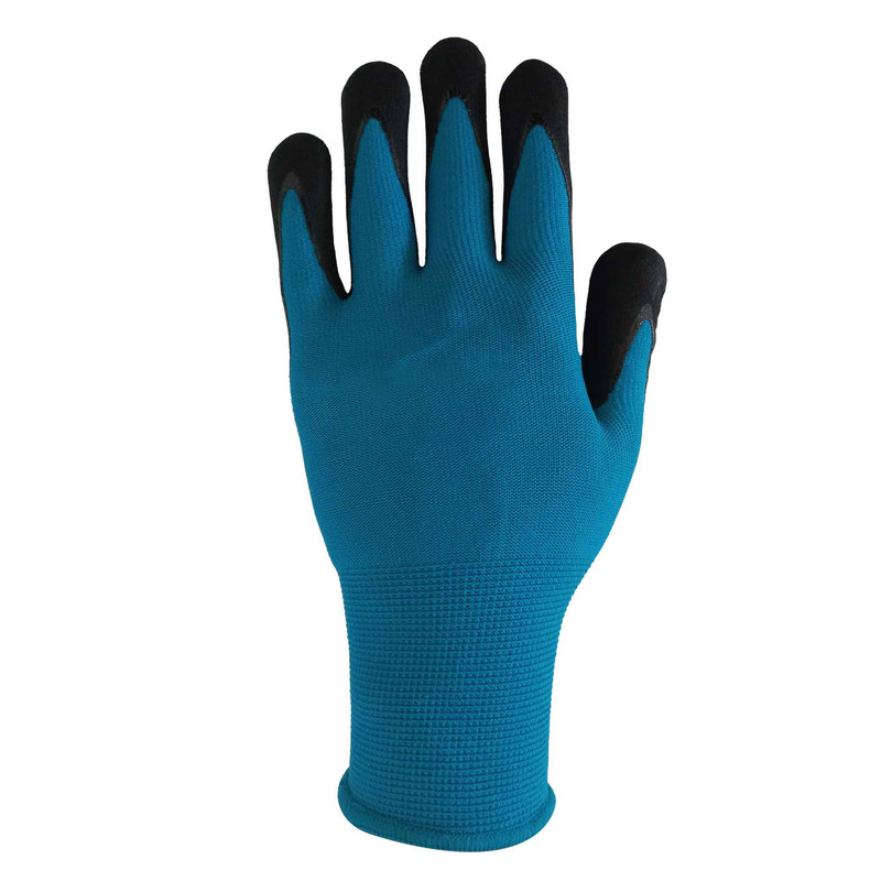 دستکش ایمنی مدل نیتریل فوم انگشت تاچ