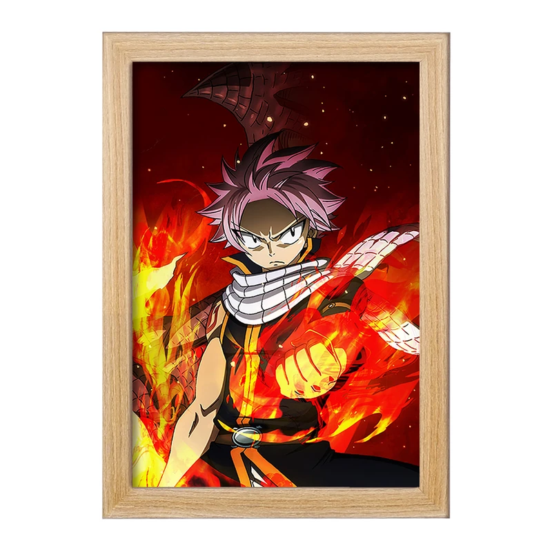 تابلو خندالو مدل ناتسو انیمه فری تیل Fairy Tail  کد 16467