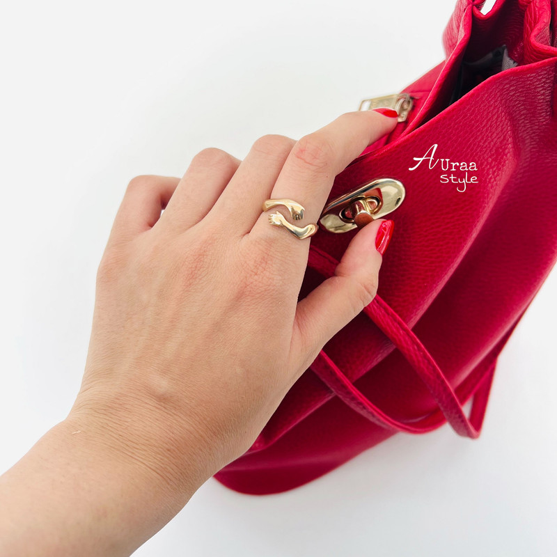 انگشتر زنانه مدل آغوش 137