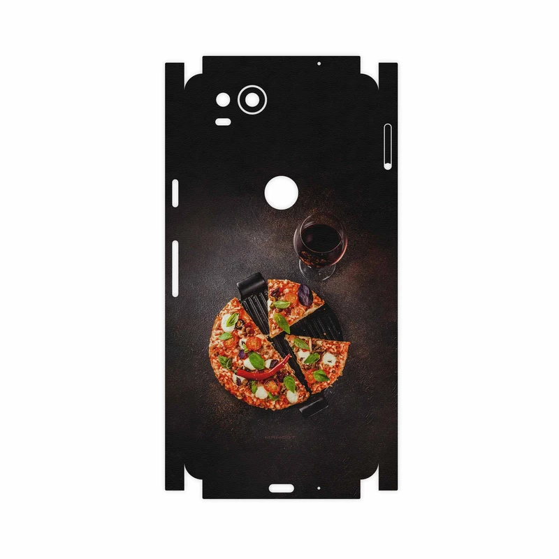برچسب پوششی ماهوت مدل Pizza-FullSkin مناسب برای گوشی موبایل گوگل Pixel 2