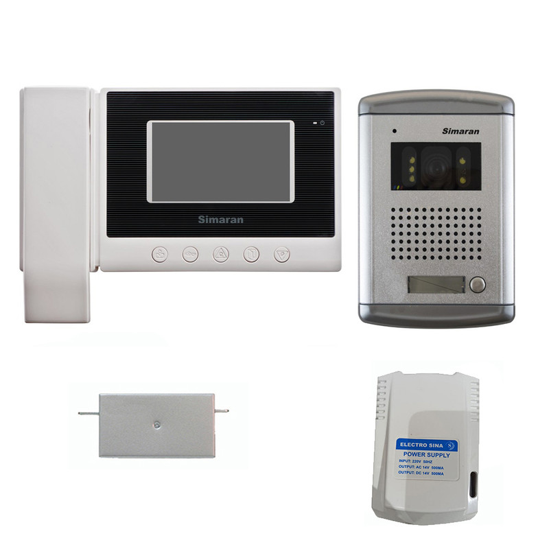 دربازکن تصویری سیماران مدل HS43V1 مجموعه 4 عددی دربازکن تصویری سیماران مدل HS43V1 مجموعه 4 عددی