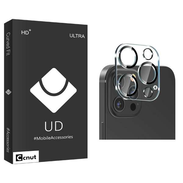 محافظ لنز دوربین کوکونات مدل UDB Ultra FLL مناسب برای گوشی موبایل اپل iPhone 13 pro