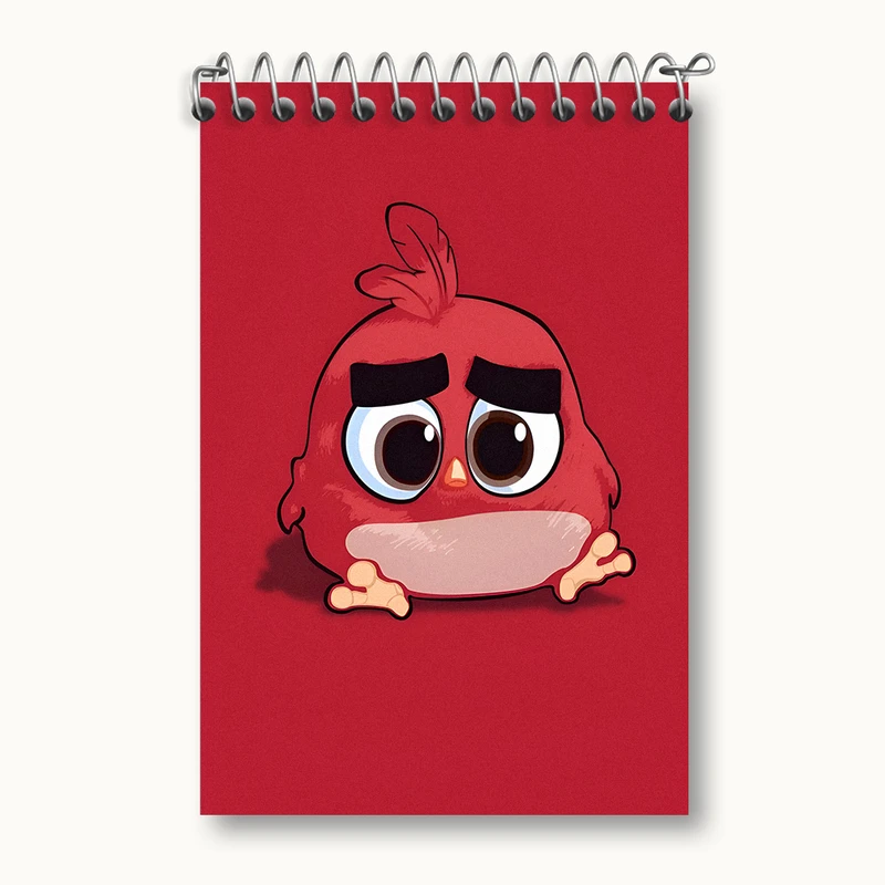 دفتر یادداشت 50 برگ خندالو طرح پرندگان خشمگین کد N3774