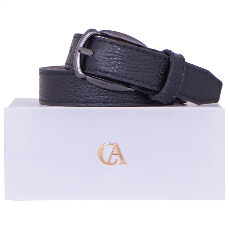 کمربند زنانه چرم آرا مدل wj035-f