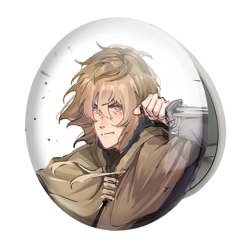 آینه جیبی خندالو طرح تورفین انیمه حماسه وینلند Vinland Saga مدل تاشو کد 27487 