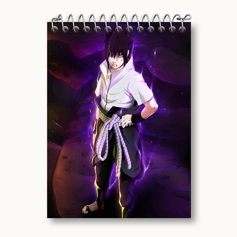 دفتر یادداشت 50 برگ خندالو مدل ناروتو و ساسکه انیمه ناروتو Naruto کد 11254