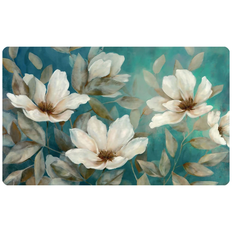 پادری مدل سه لایه رویه مخمل طرح گل کد 1501 سایز 75x45 سانتی متر