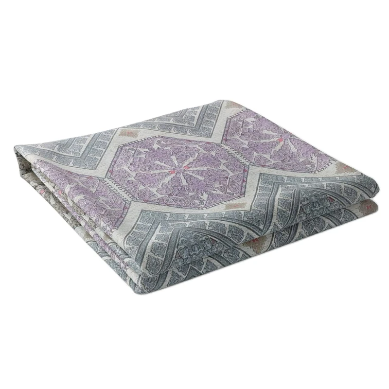 ملحفه مدل روانداز طرح خال خال یک نفره سایز 140×200 سانتی متر
