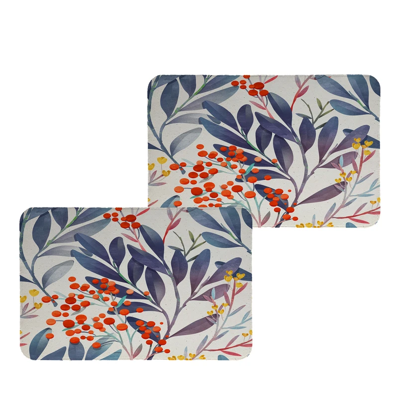 زیربشقابی طرح برگ کد 9139 بسته 2 عددی 