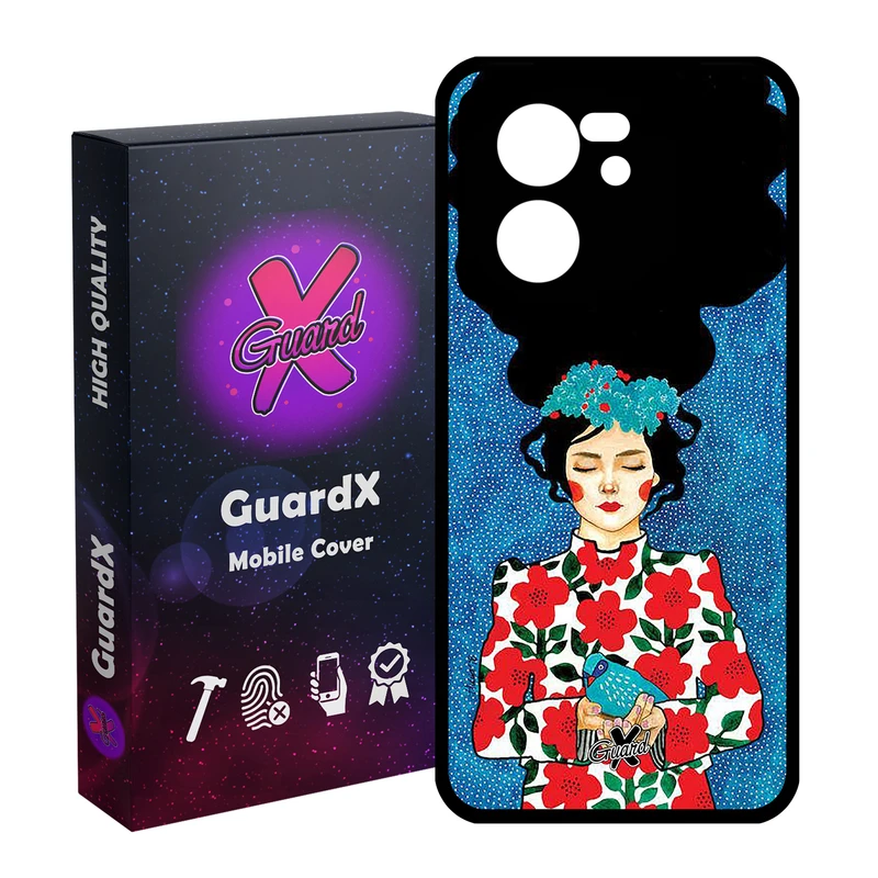 کاور گارد ایکس طرح Girl مدل Glass10137 مناسب برای گوشی موبایل شیائومی 13T/13T Pro/Redmi K60 Ultra