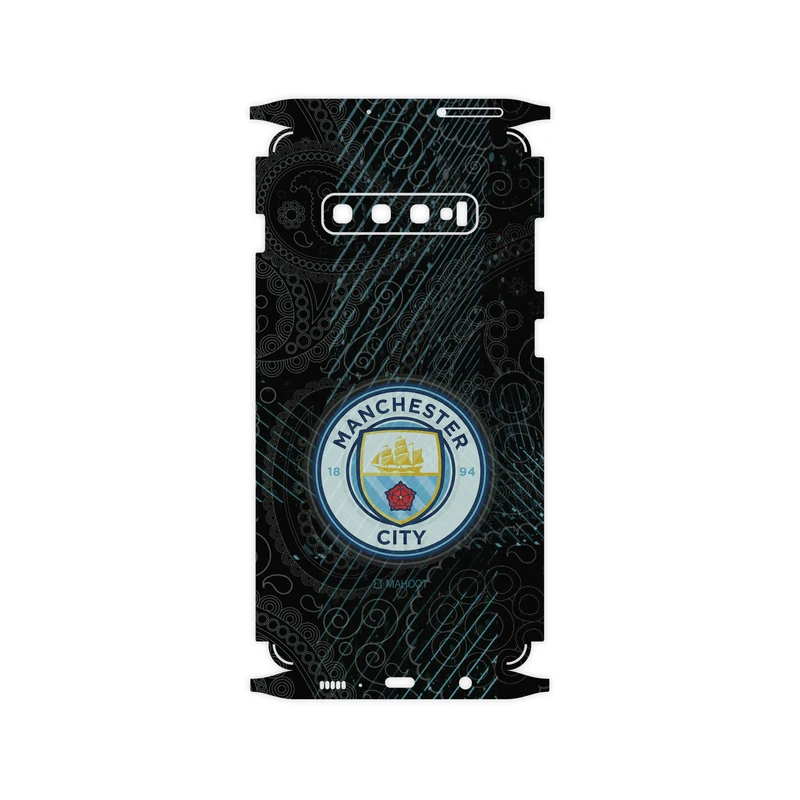 برچسب پوششی ماهوت مدل Manchester-City-FullSkin مناسب برای گوشی موبایل سامسونگ Galaxy S10 Plus