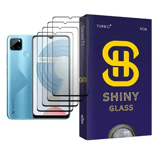 Atouchbo Shiny Glass MIX004 Screen Protector For Realme C21Y Pack Of 4