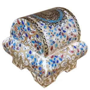 جعبه جواهرات استخوانی طرح تذهيب کد B 233