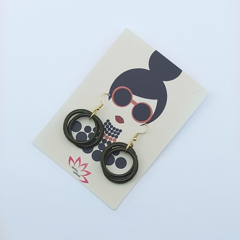 گوشواره زنانه شلر مدل جینان کد 01