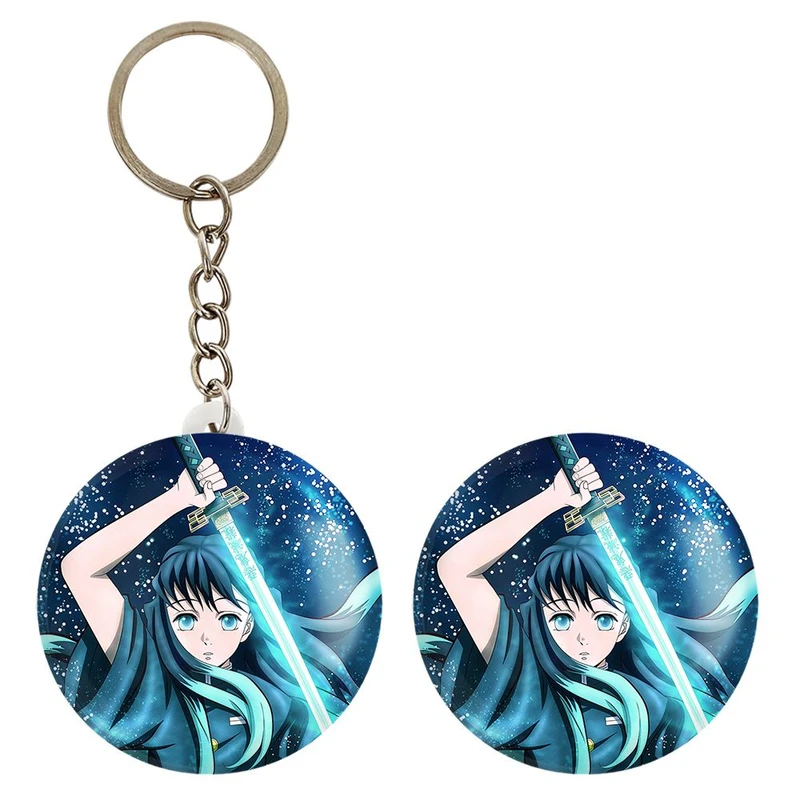 پیکسل خندالو مدل مویچیرو توکیتو انیمه شیطان کش کد 27070 به همراه جاکلیدی