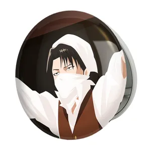 آینه جیبی خندالو طرح لیوای آکرمن انیمه اتک آن تایتان Attack on Titan مدل تاشو کد 10980 