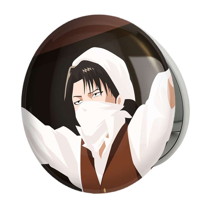 آینه جیبی خندالو طرح لیوای آکرمن انیمه اتک آن تایتان Attack on Titan مدل تاشو کد 10980