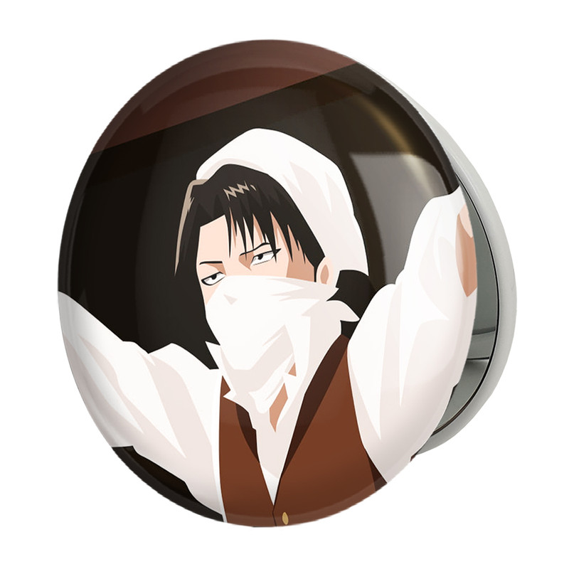 آینه جیبی خندالو طرح لیوای آکرمن انیمه اتک آن تایتان Attack on Titan مدل تاشو کد 10980