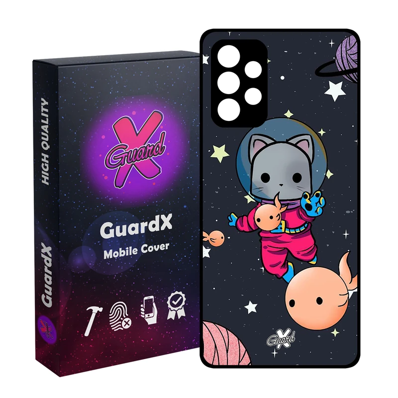 کاور گارد ایکس طرح Cat مدل Glass10044 مناسب برای گوشی موبایل سامسونگ Galaxy A32 4G