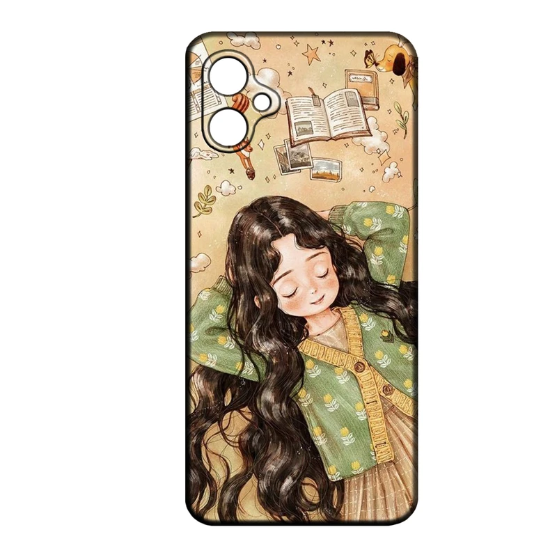 کاور طرح دخترانه کد 283 مناسب برای گوشی موبایل سامسونگ Galaxy A06