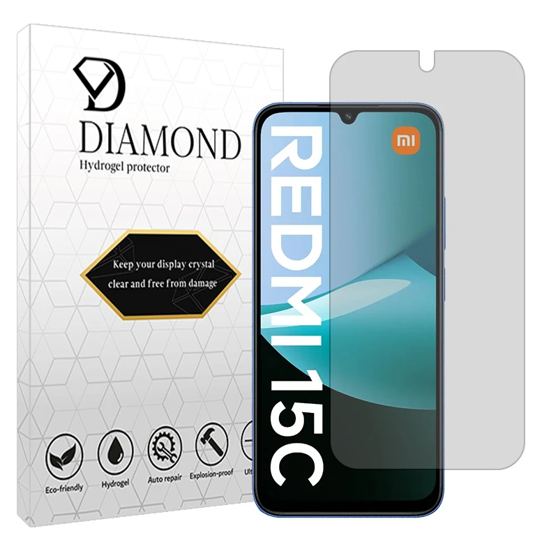 محافظ صفحه نمایش شفاف دیاموند مدل Tough مناسب برای گوشی موبایل شیائومی Redmi 15C